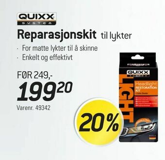Thansen Reparasjonskit tilbud