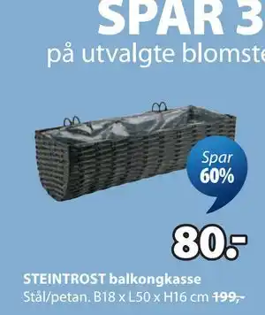 STEINTROST balkongkasse