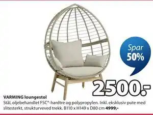 VARMING loungestol