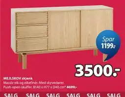 JYSK MEJLSKOV skjenk tilbud