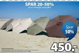 JYSK HALK markedsparasoll tilbud