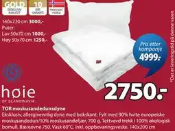 JYSK TOR moskusandedunsdyne tilbud