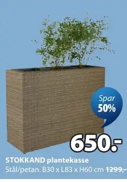 JYSK STOKKAND plantekasse tilbud