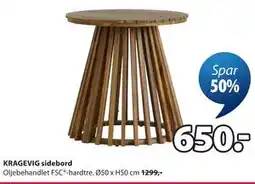 JYSK KRAGEVIG sidebord tilbud
