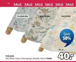 JYSK Voksduk tilbud