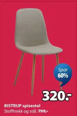 JYSK BISTRUP spisestol tilbud