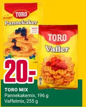 Europris TORO MIX tilbud
