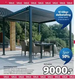 JYSK KONGEMOSE pergola tilbud