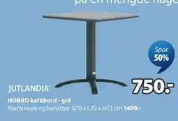 JYSK HOBRO kafébord - grå tilbud