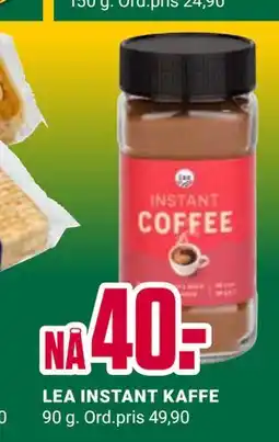 Europris LEA INSTANT KAFFE tilbud