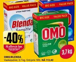 Europris OMO/BLENDA tilbud