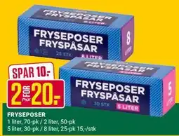 Europris FRYSEPOSER tilbud