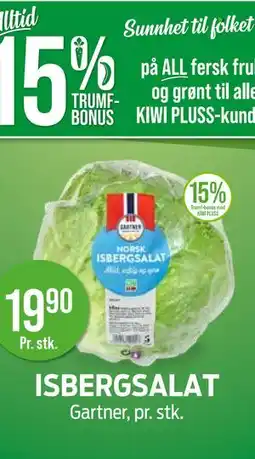 Kiwi ISBERGSALAT tilbud