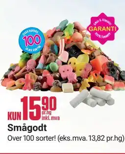 Europris Smågodt tilbud
