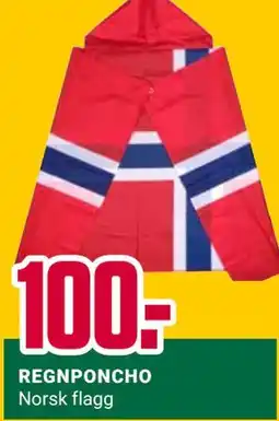 Europris REGNPONCHO tilbud