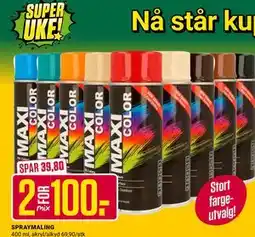 Europris SPRAYMALING tilbud