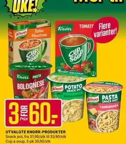 Europris UTVALGTE KNORR-PRODUKTER tilbud