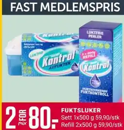 Europris FUKTSLUKER, Medlemspris tilbud
