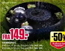 Europris VANNSPEIL tilbud
