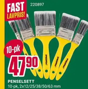 Europris PENSELSETT tilbud