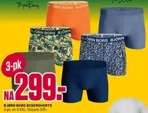 Europris BJØRN BORG BOXERSHORTS tilbud
