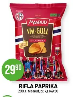 Kiwi RIFLA PAPRIKA tilbud