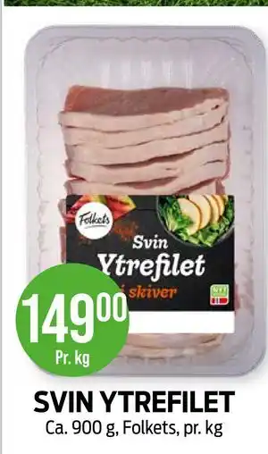 Kiwi SVIN YTREFILET tilbud