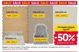 Rusta Tepper tilbud