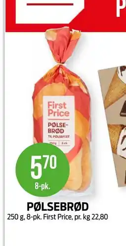 Kiwi PØLSEBRØD tilbud