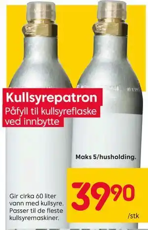 Rusta Kullsyrepatron tilbud