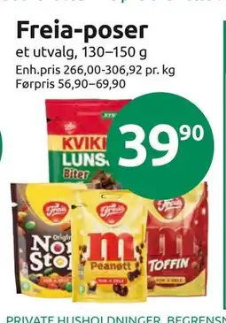 Joker Freia-poser tilbud