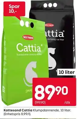 Rusta Kattesand Cattia tilbud