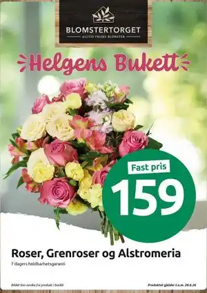 Joker Roser, Grenroser og Alstromeria tilbud