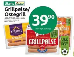 Joker Grillpølse/ Ostegrill tilbud