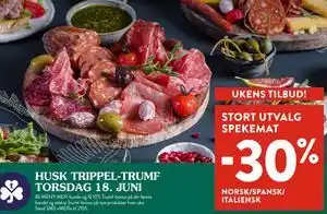 STORT UTVALG SPEKEMAT