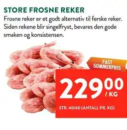 Jacobs STORE FROSNE REKER tilbud