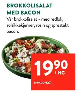 Jacobs BROKKOLISALAT MED BACON tilbud