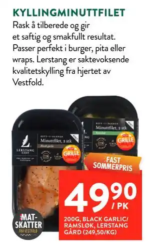 Jacobs KYLLINGMINUTTFILET tilbud