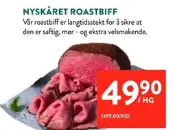 Jacobs NYSKÅRET ROASTBIFF tilbud