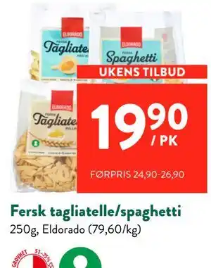 Fersk tagliatelle/spaghetti