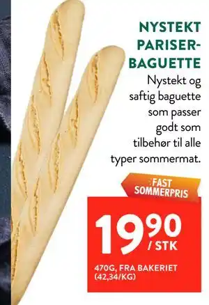 Jacobs NYSTEKT PARISERBAGUETTE tilbud