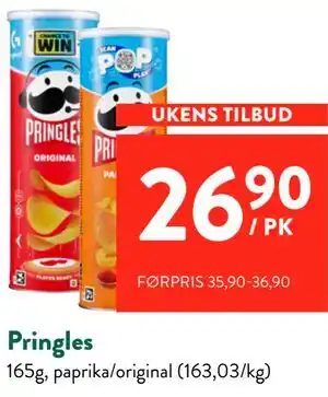 Jacobs Pringles tilbud
