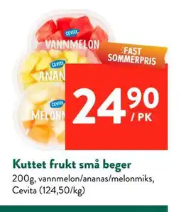 Jacobs Kuttet frukt små beger tilbud