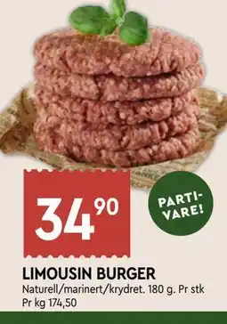 Coop Mega LIMOUSIN BURGER tilbud