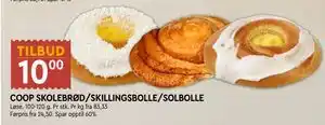 COOP SKOLEBRØD/SKILLINGSBOLLE/SOLBOLLE
