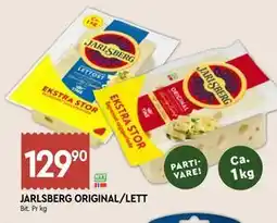 Coop Mega JARLSBERG ORIGINAL/LETT tilbud