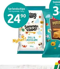 Joker Sørlandschips tilbud