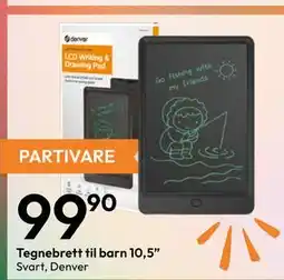 Gigaboks Tegnebrett til barn 10,5” tilbud