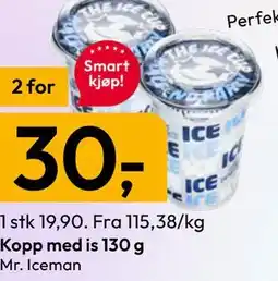 Gigaboks Kopp med is tilbud