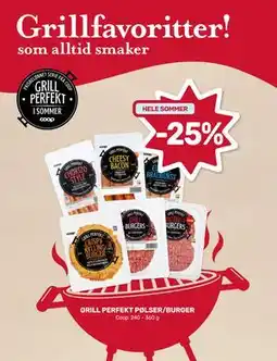 Matkroken GRILL PERFEKT PØLSER/BURGER tilbud